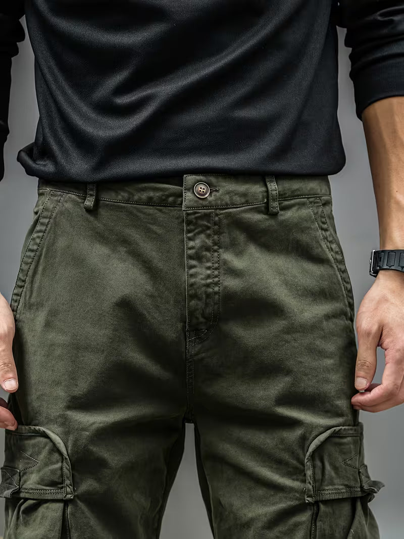 Men's Straight Leg Cargo Trousers