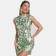 Women's Sleeveless Sequin A-Line Mini Dress