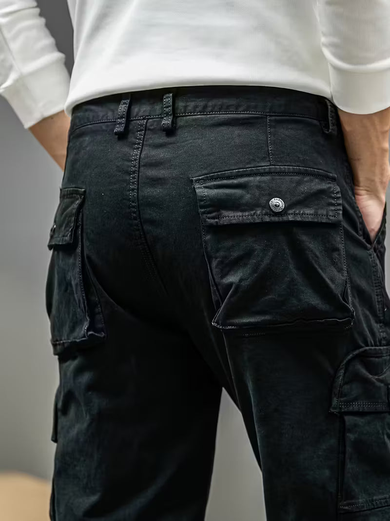 Men's Straight Leg Cargo Trousers