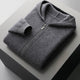 Men's textured hooded zip cardigan with long sleeves and front pockets