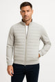 Men's Quilted Front Hybrid Knit Jacket