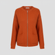 Women's Longline Ribbed Zip-Up Cardigan