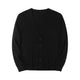Men's slim fit V-neck button cardigan with long sleeves and ribbed trims