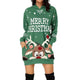Women's Reindeer Christmas Hoodie Dress