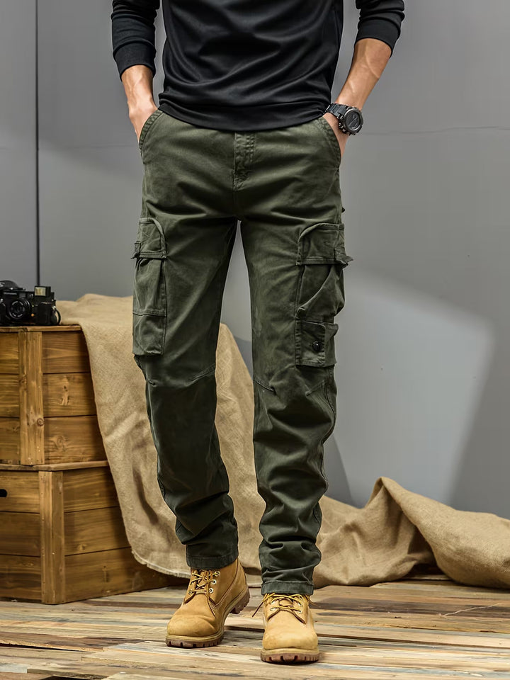 Men's Straight Leg Cargo Trousers
