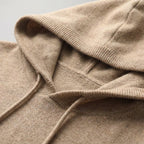 Unisex textured hoodie with drawstring hood and long sleeves
