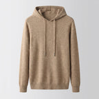 Unisex textured hoodie with drawstring hood and long sleeves