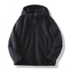 Men's fleece zip hoodie with zipped pockets