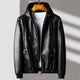Men's hooded jacket with zip front, long sleeves and zipped pockets
