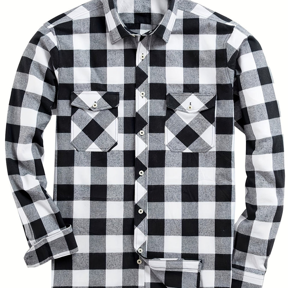 Men's Buffalo Check Flannel Shirt