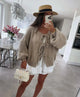 Women's Relaxed Tie-Front Knit Cardigan