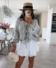 Women's Relaxed Tie-Front Knit Cardigan