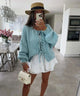 Women's Relaxed Tie-Front Knit Cardigan