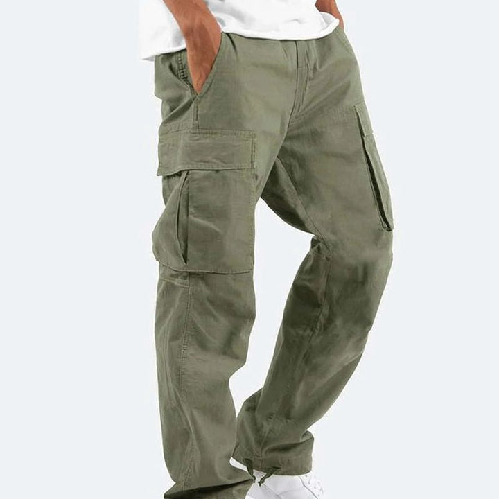 Men's Wide Leg Cargo Trousers