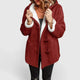 Women's Suede-Look Sherpa Lined Toggle Jacket