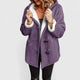 Women's Suede-Look Sherpa Lined Toggle Jacket