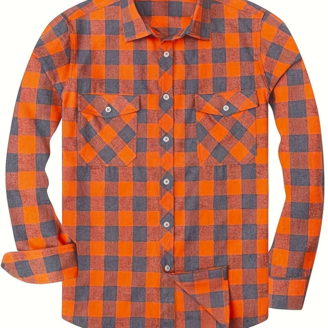 Men's Buffalo Check Flannel Shirt