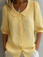 Women's floral long sleeve blouse