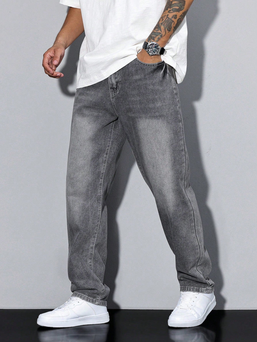 daan-effen-kleur-casual-heren-jeans-kleur-2-deqalli