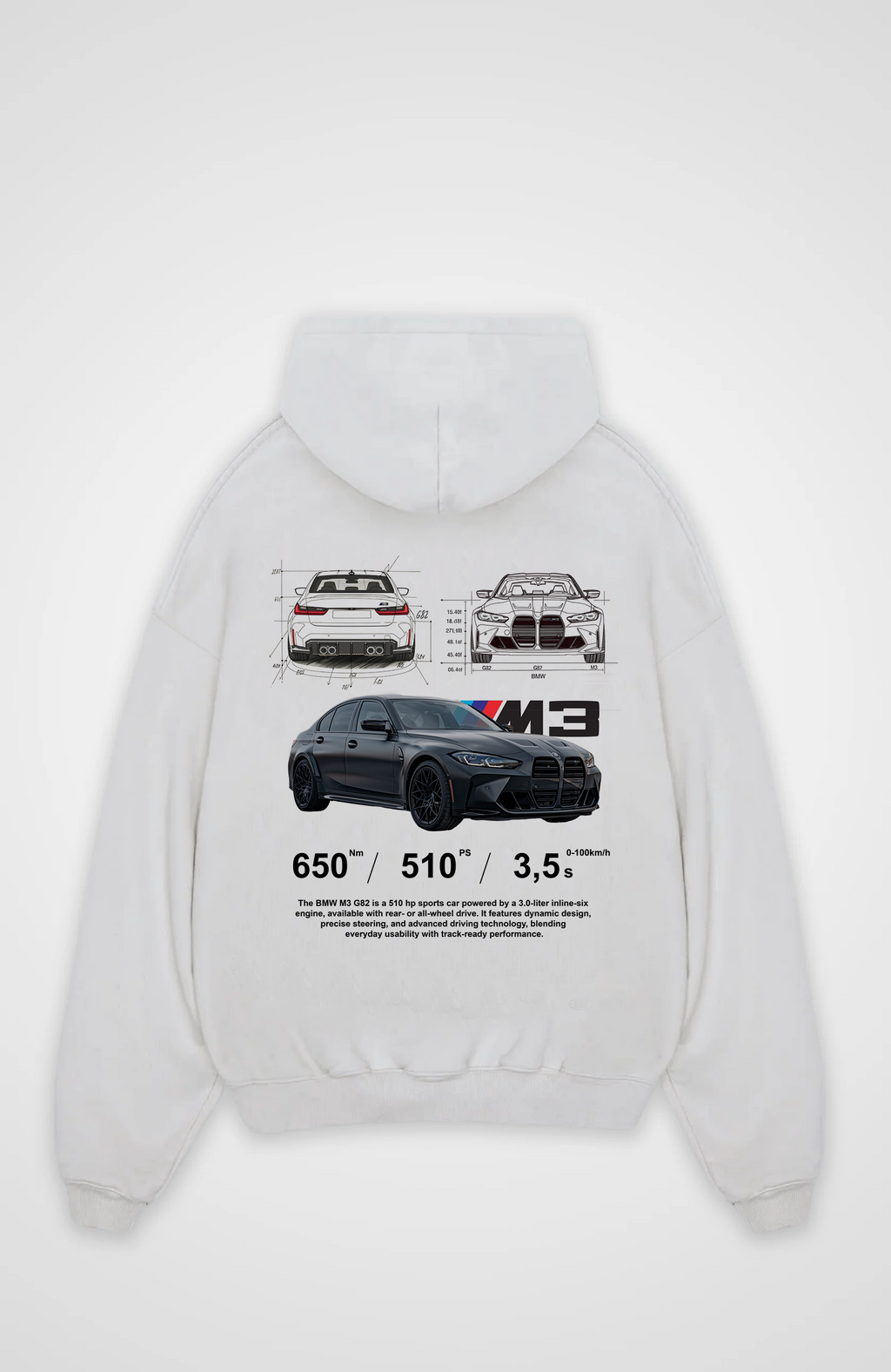 M3 G80 oversized hoodie