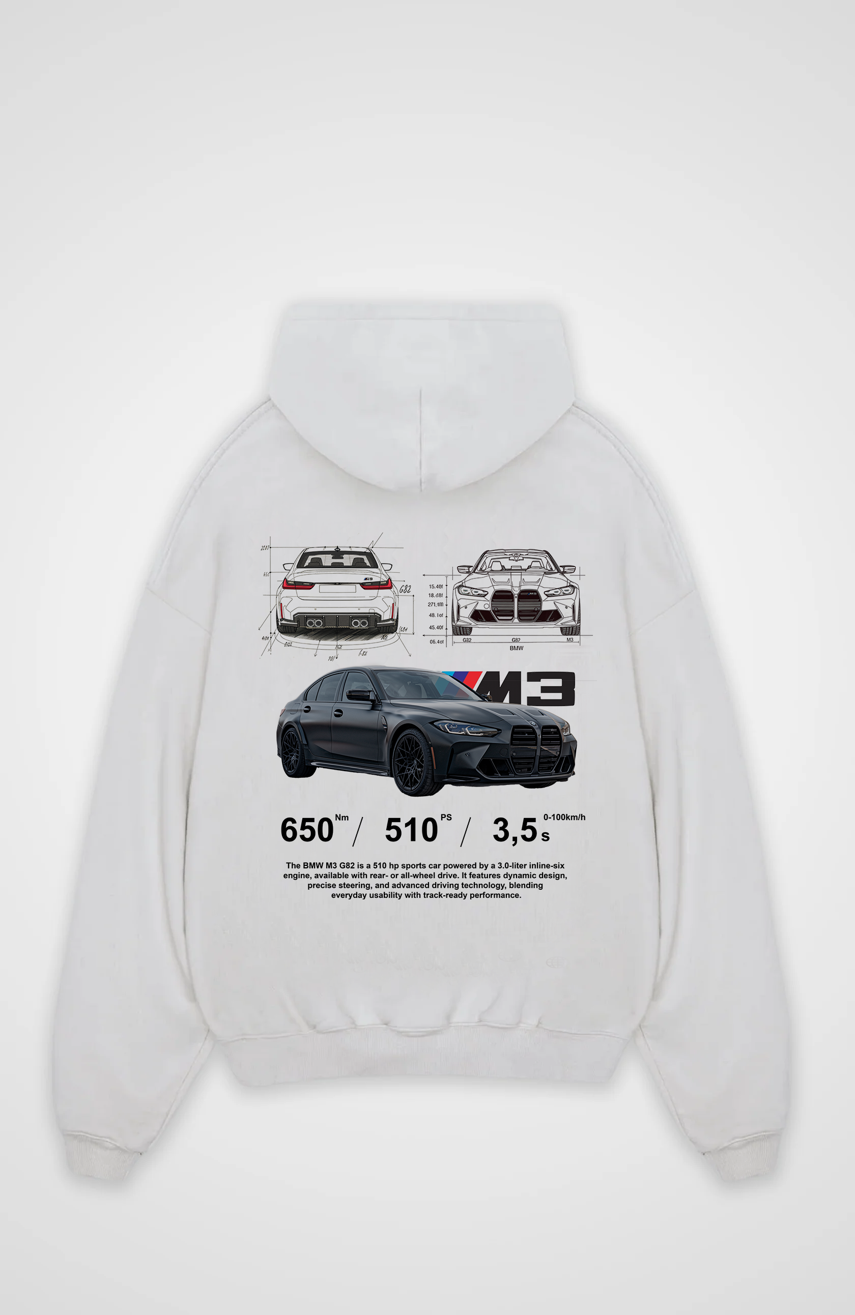 M3 G80 oversized hoodie