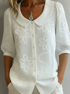 Women's floral long sleeve blouse