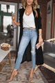 Women's longline velvet kimono coat with open front and gathered sleeves
