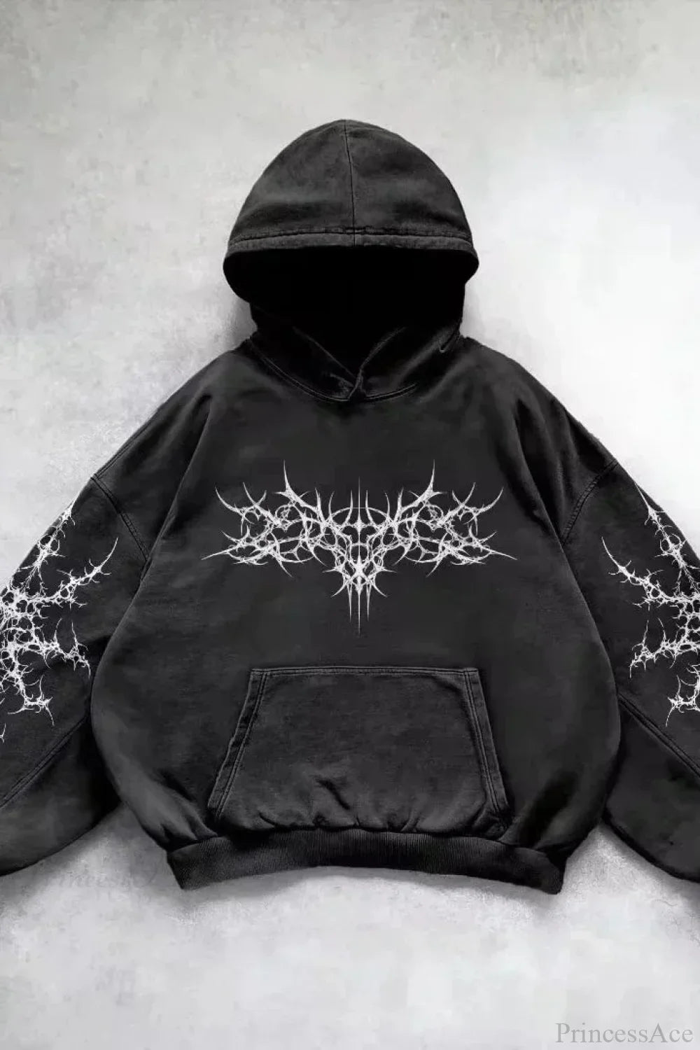 fashion-trend-fleece-padded-zipper-hoodie-black-3-m-838