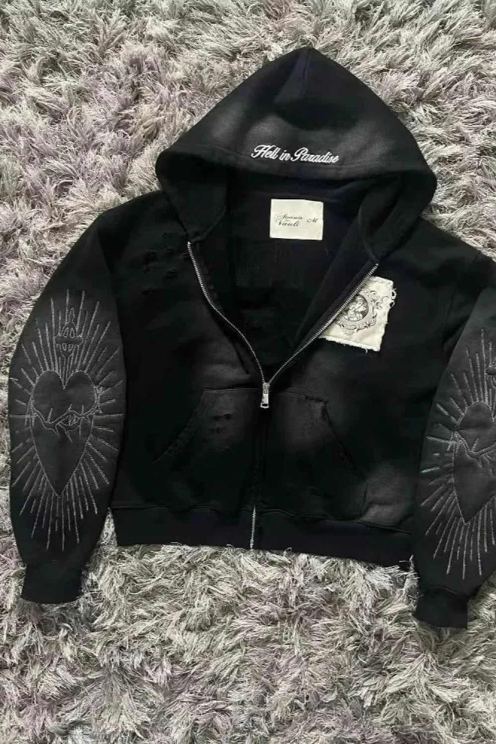 fashion-trend-fleece-padded-zipper-hoodie-black-4-m-256