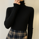 Women's Fine Ribbed Roll Neck Jumper