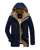 Men's Fleece-Lined Hooded Winter Parka