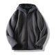 Men's fleece zip hoodie with zipped pockets