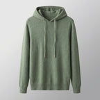 Unisex textured hoodie with drawstring hood and long sleeves