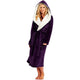 Women's Hooded Fleece Dressing Gown