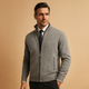 Men's Classic Zip-Up Knit Cardigan