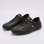 Women's casual lace-up sneakers with rounded toes