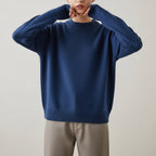 Women's Fair Isle crew neck sweater with long sleeves