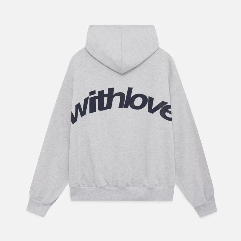 Unisex oversized graphic hoodie with drawstring hood and back print