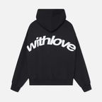 Unisex oversized graphic hoodie with drawstring hood and back print