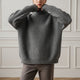 Women's oversized ribbed knit jumper with crew neck