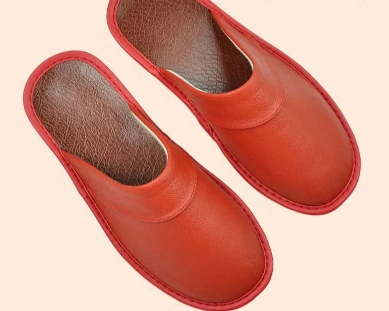 Men's Warm Lined Mule Slippers