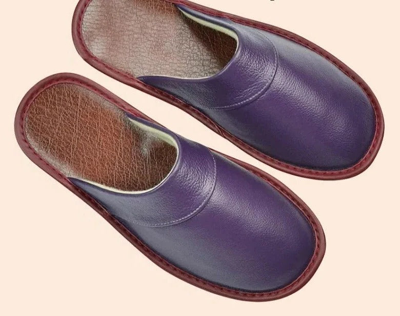 Men's Warm Lined Mule Slippers