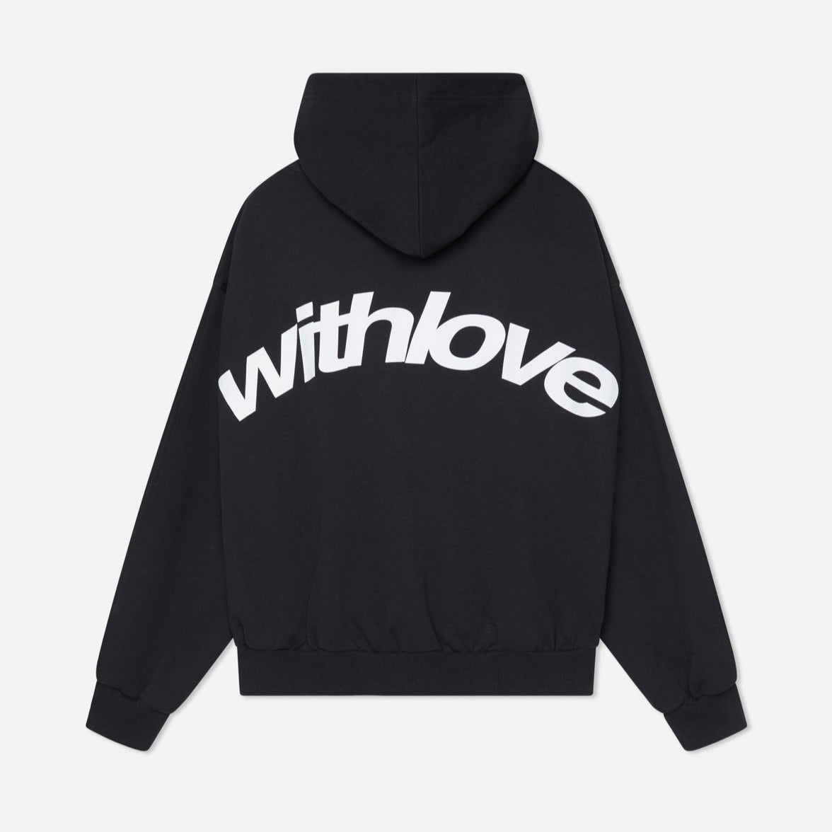 Women's oversized hoodie with hood and Withlove back print