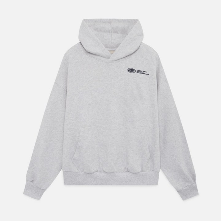 Cropped hooded sweatshirt with large Withlove back lettering