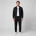 Men's matching jacket and trouser set with zip jacket and drawstring trousers