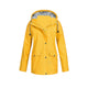 Women's long-sleeved hooded rain jacket
