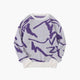 Men's crew neck sweater with abstract line pattern and ribbed trims