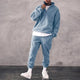 Men's Quarter-Zip Jogger Tracksuit Set