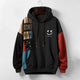 Men's Colour Block Patchwork Hoodie