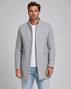 Men's Stand Collar Wool-Blend Look Coat